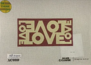* Alan Claude AC010 Love / red Canvas