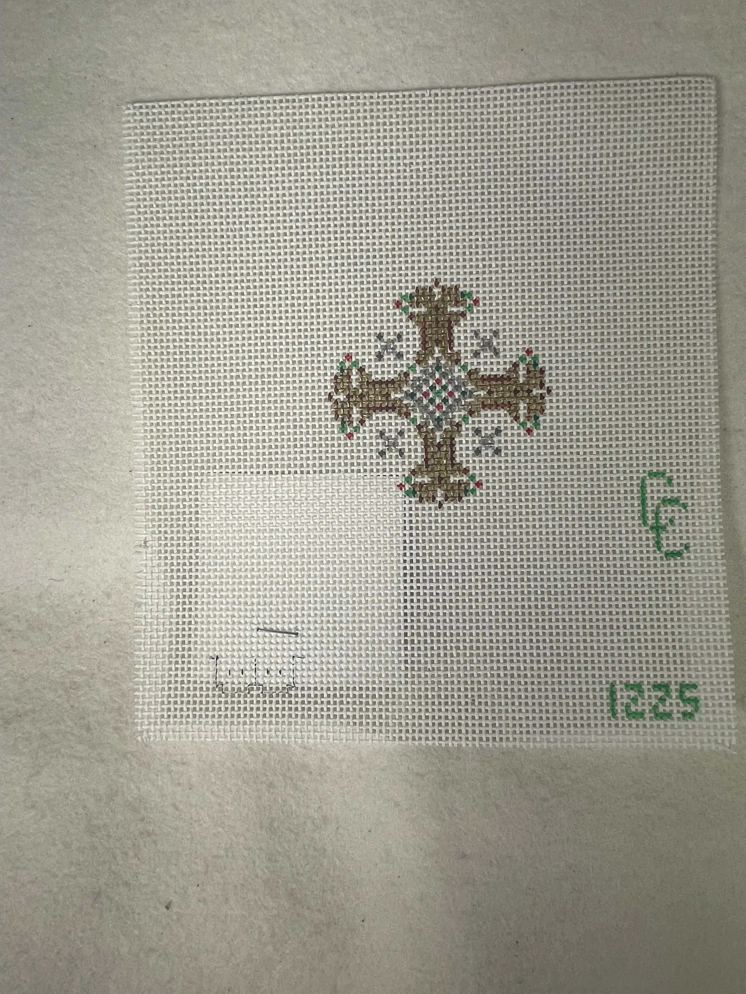 * Canvas Connection DW1225 Budded Greek Cross