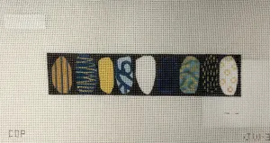 * Colors of Praise JW365 pattern on black bracelet