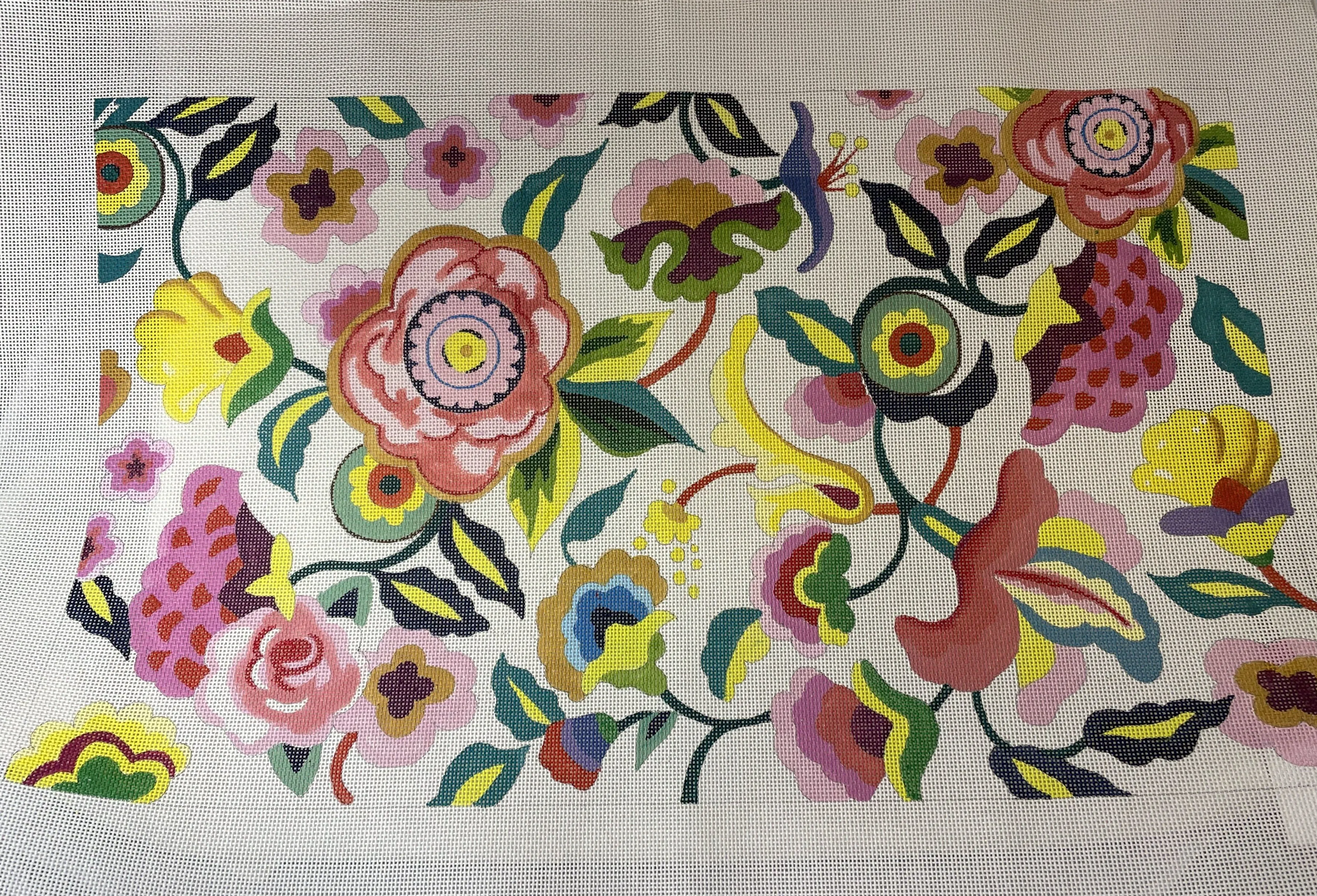 * Colors of Praise MC701 Large White Floral panel