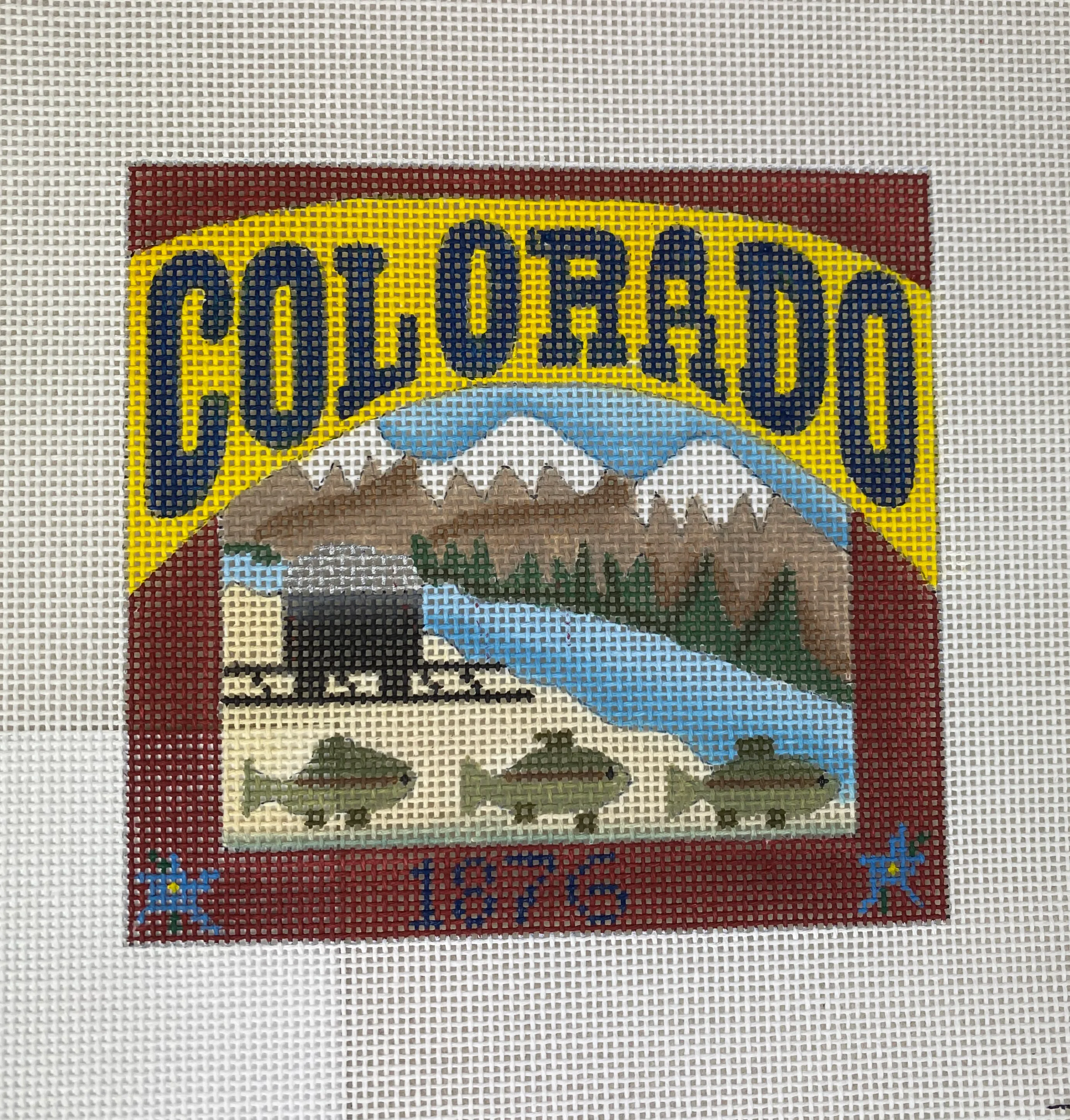 * Denise DeRusha Designs 177 DD-303 Colorado Post Card
