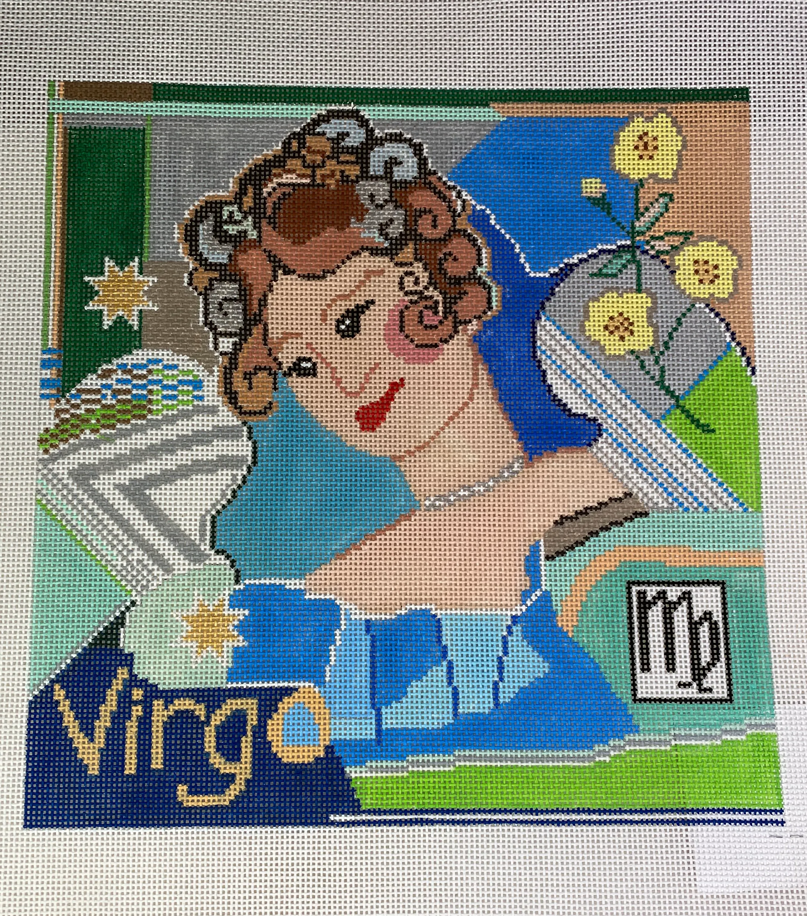 * Doolittle Stitchery Z108 Virgo Square