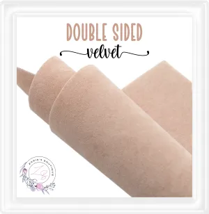 ⋅  Double-Sided Velvet  ⋅  BLUSH ⋅ 0.88mm  ⋅
