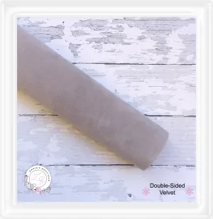 ⋅ Double-Sided Velvet ⋅ GREY ⋅ 0.88mm  ⋅