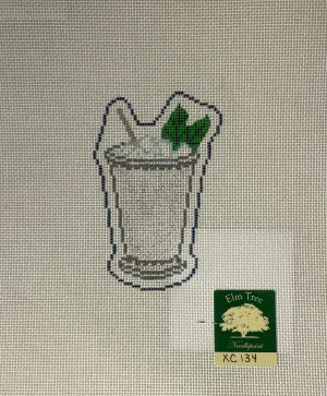 * Elm Tree Needlepoint XC134 Christmas Mint Julep Cup