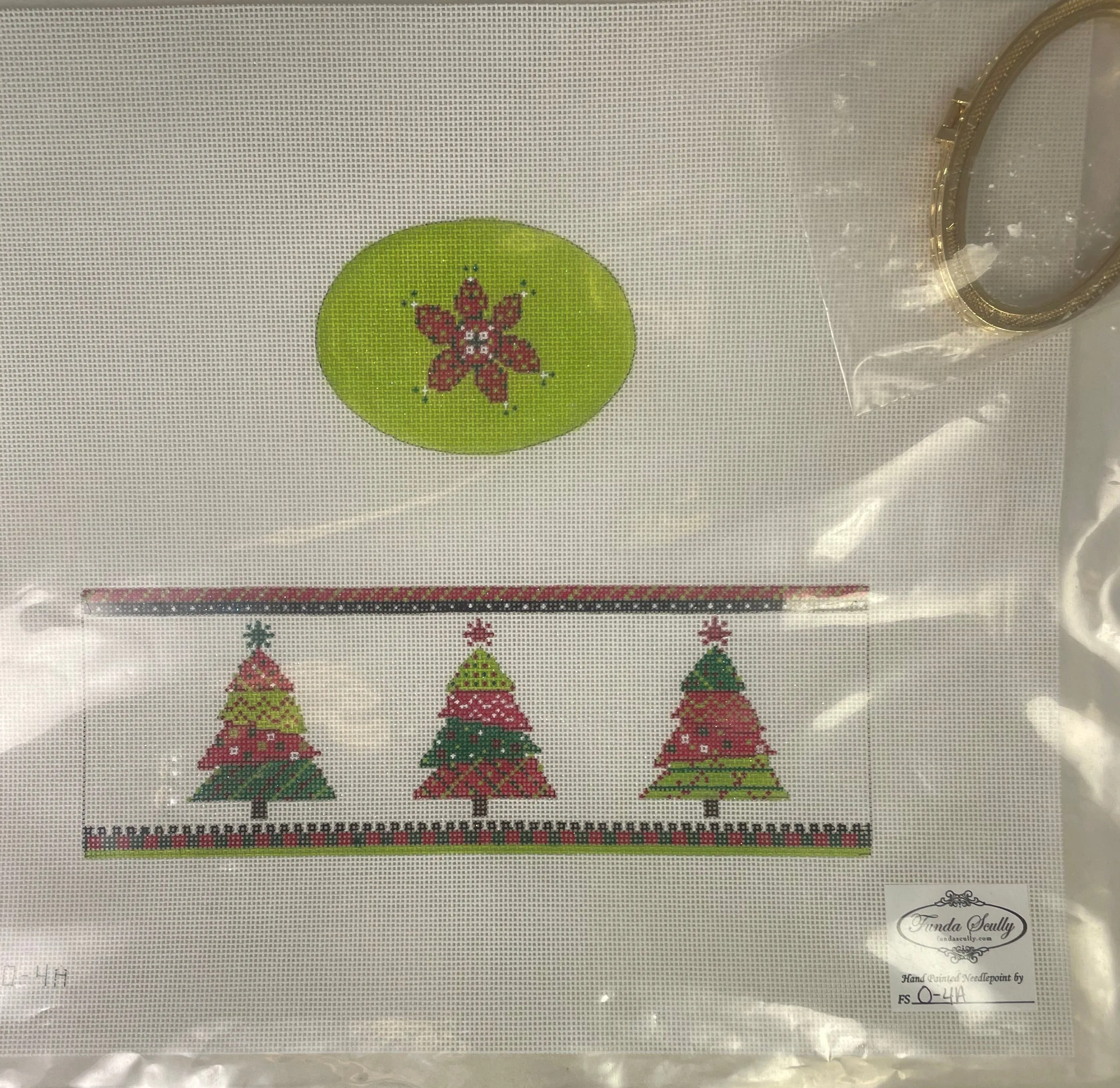 * Funda Scully FS-O-4A Red and Green Tree's Hinged Box
