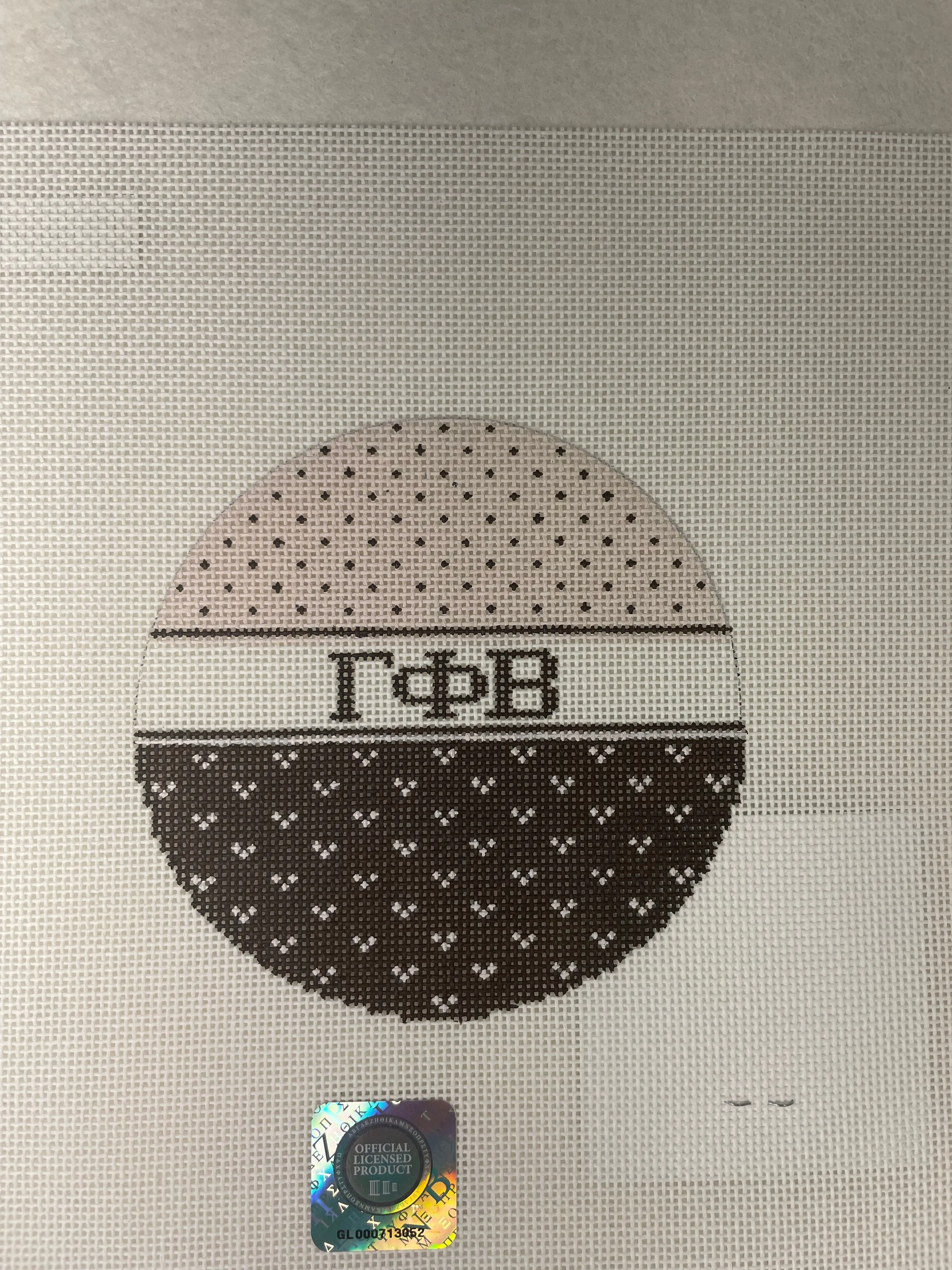 * Gamma Phi Beta Striped Round