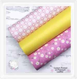 ⋅ Gingham Bee Bundle ⋅ Premium Vegan Faux Leather Bundle