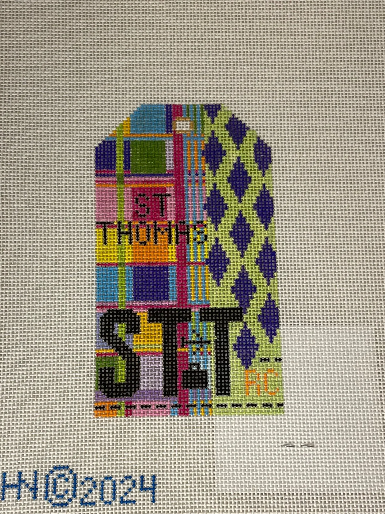 * Hedgehog Needlepoint St. Thomas
