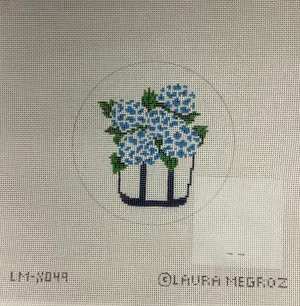 * Laura Megroz LM-X049 Gathering Bag with Hydrangea