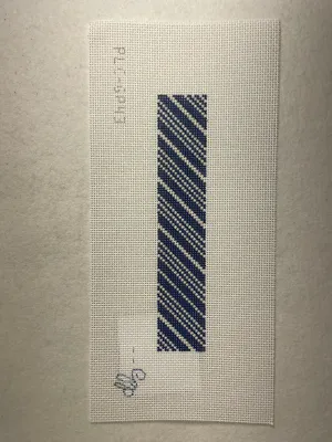 * Penny Linn WS French Stripes Key Fob- Navy