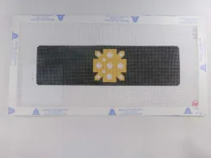* Rachel Donley Needlepoint BO31 Black Gold Pearl Cuff