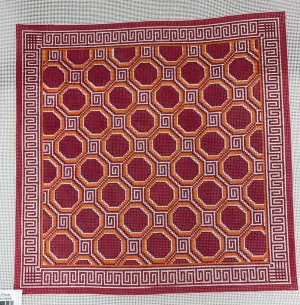 * SCT Designs Hex Pillow Pink/Orange