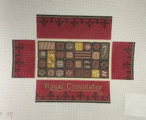 * Susan Roberts Needlepoint 0395 Box of Chocolates Brick Cover 13m