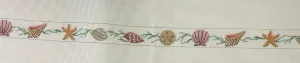 * Susan Roberts Needlepoint 3571 Sea Shells and Seaweed Belt- 18m