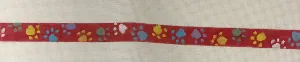 * Susan Roberts Needlepoint C1903 Dog Paw Dog Collar