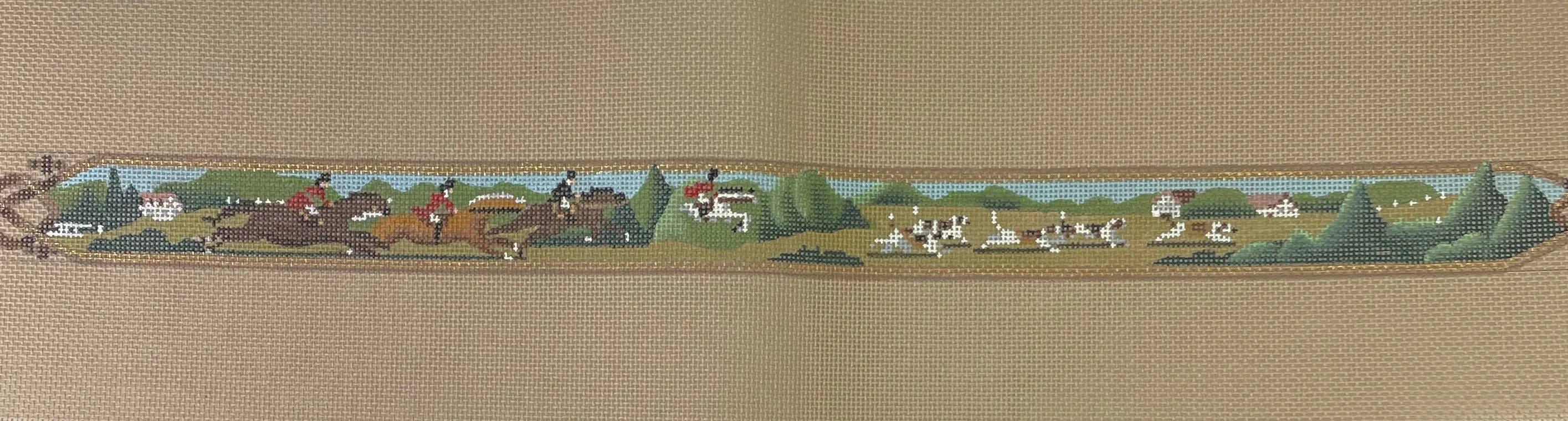 * Susan Roberts Needlepoint TTB145 Hunt Scene- 18m