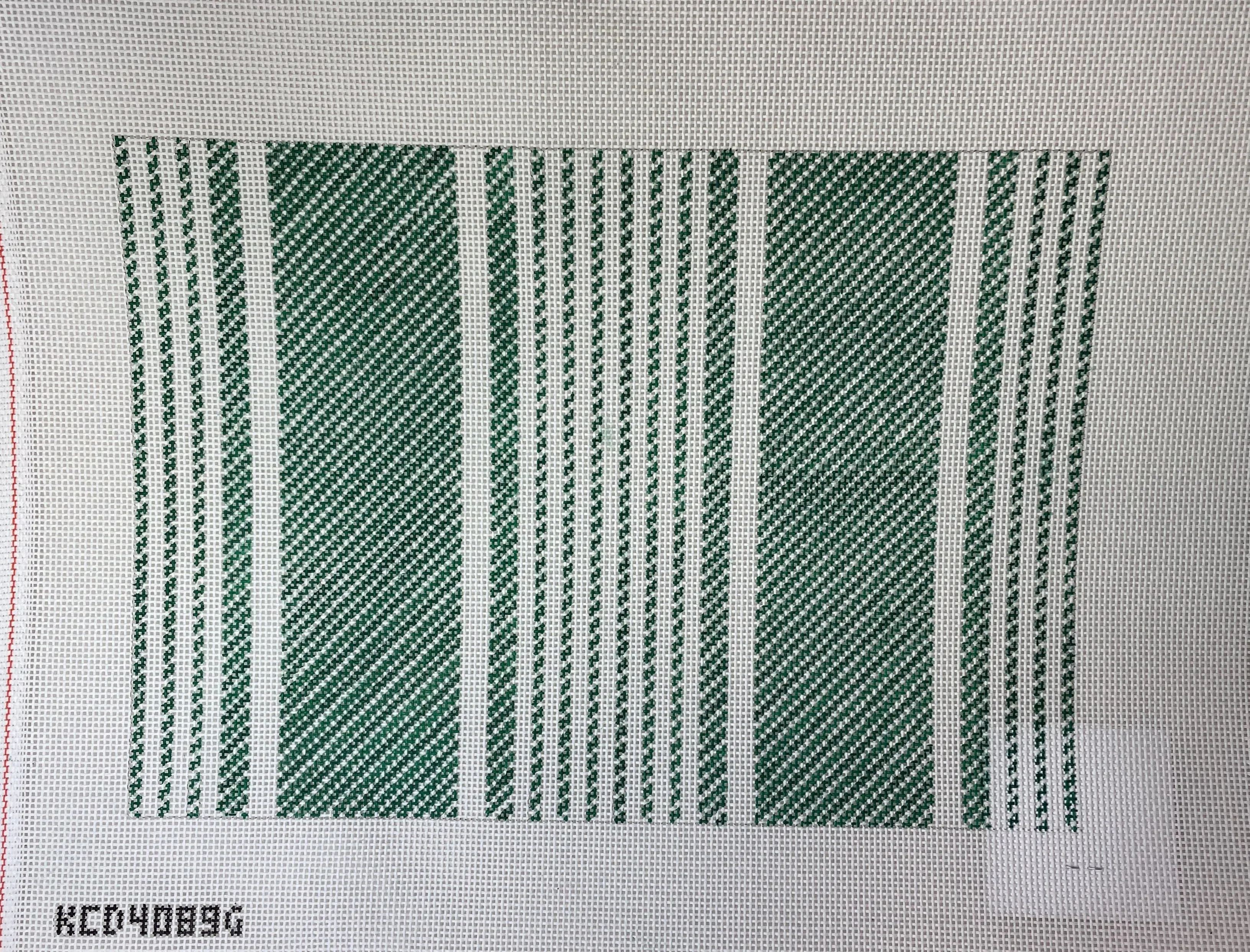 * Ticking Pillow Canvas- Green KCD4089G