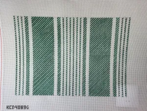 * Ticking Pillow Canvas- Green KCD4089G