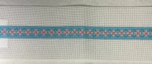 * Voila P613 Argyle Aqua Pet Collar