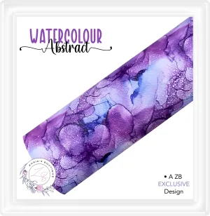 ⋅ Watercolour Abstract ⋅ Custom Luxe Vegan Faux Leather ⋅ Sheets or Rolls! ⋅