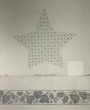 * Whimsy and Grace WG11837 Mara's Tree Topper with Holly and Ivy Gusset
