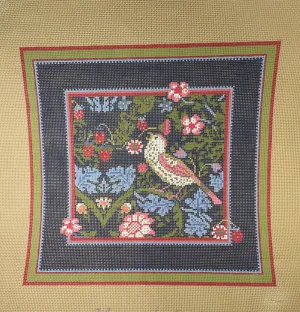 * Whimsy and Grace WG12511 13ct Small Warbler Accomplice Pillow