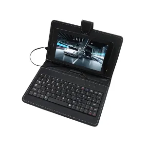 10.1 Inch PU Leather Case Keyboard Tablet Stand