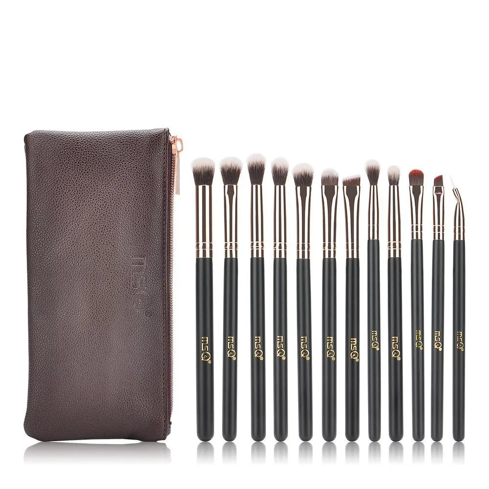 12 Piece Pro Makeup Brushes