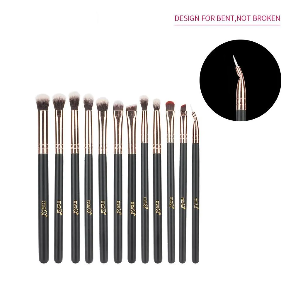 12 Piece Pro Makeup Brushes