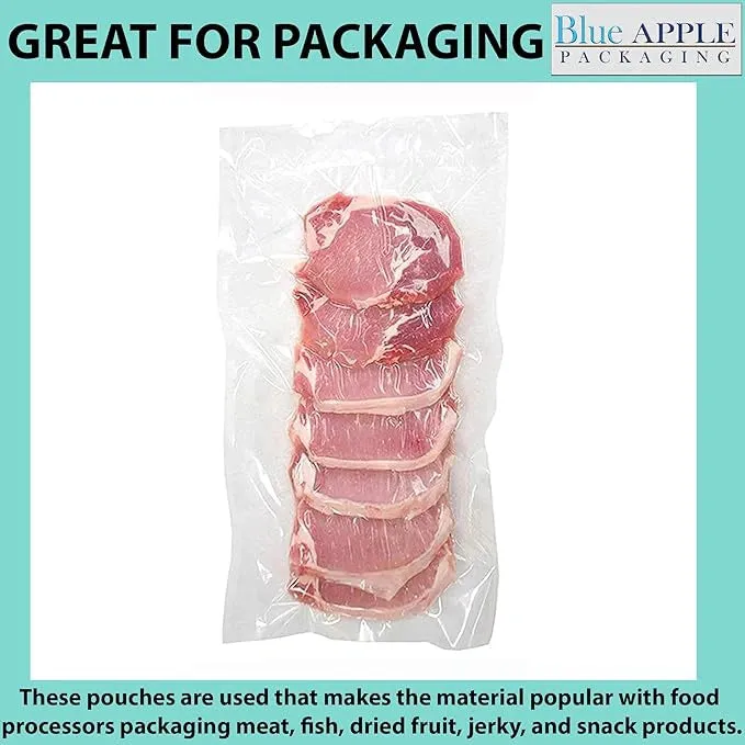 14X20 inches Vacuum Seal Bags for Food Packaging 3 Mil Co-Extruded