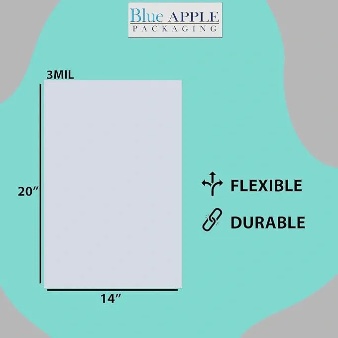14X20 inches Vacuum Seal Bags for Food Packaging 3 Mil Co-Extruded