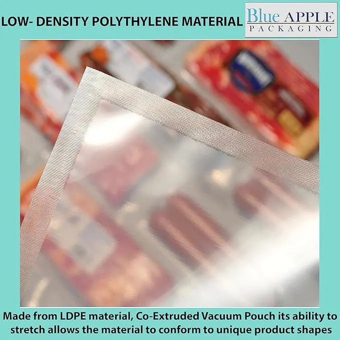 14X20 inches Vacuum Seal Bags for Food Packaging 3 Mil Co-Extruded