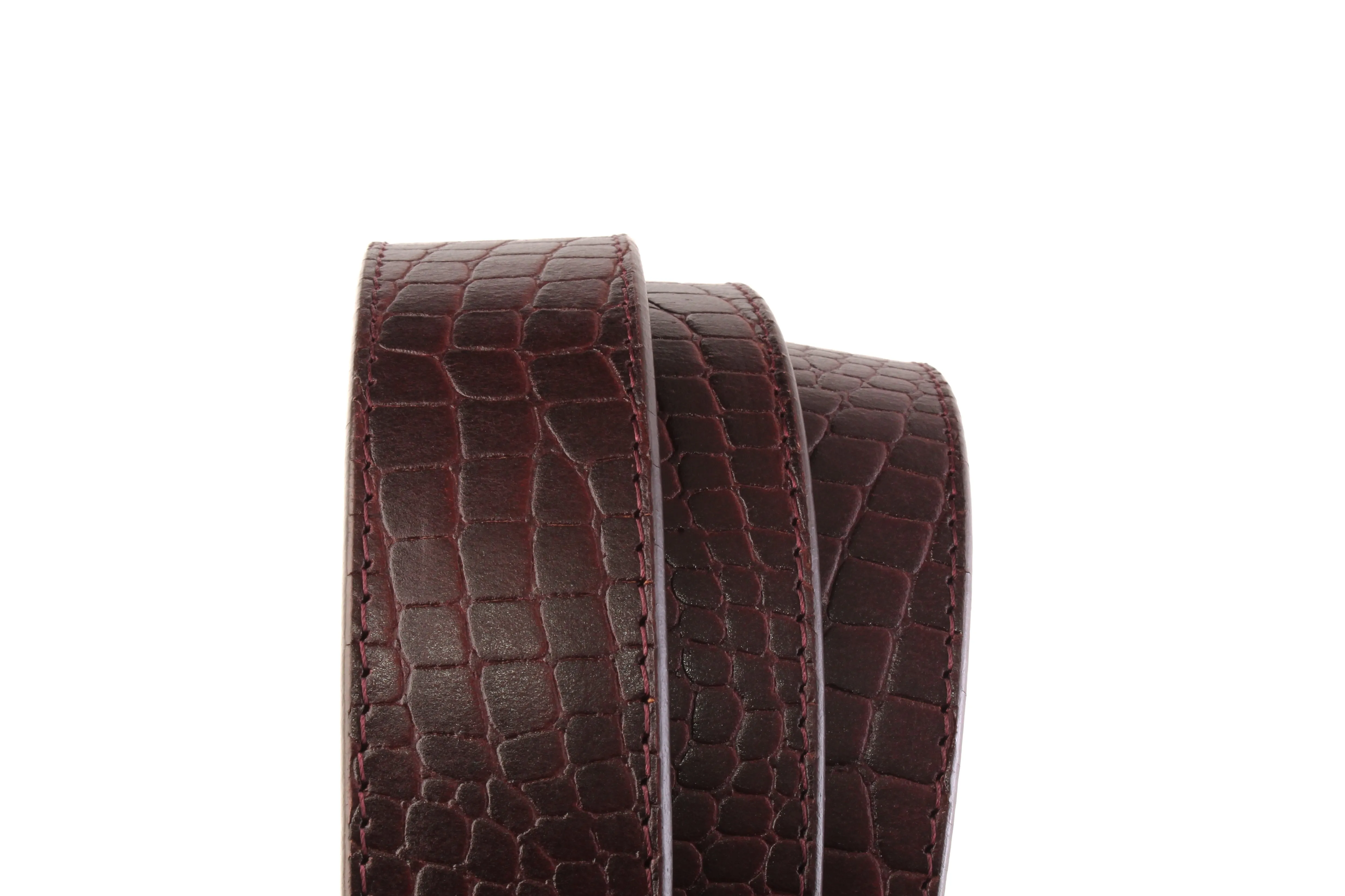 1.5" Picante Crocuffalo Vegetable Tanned Leather Strap