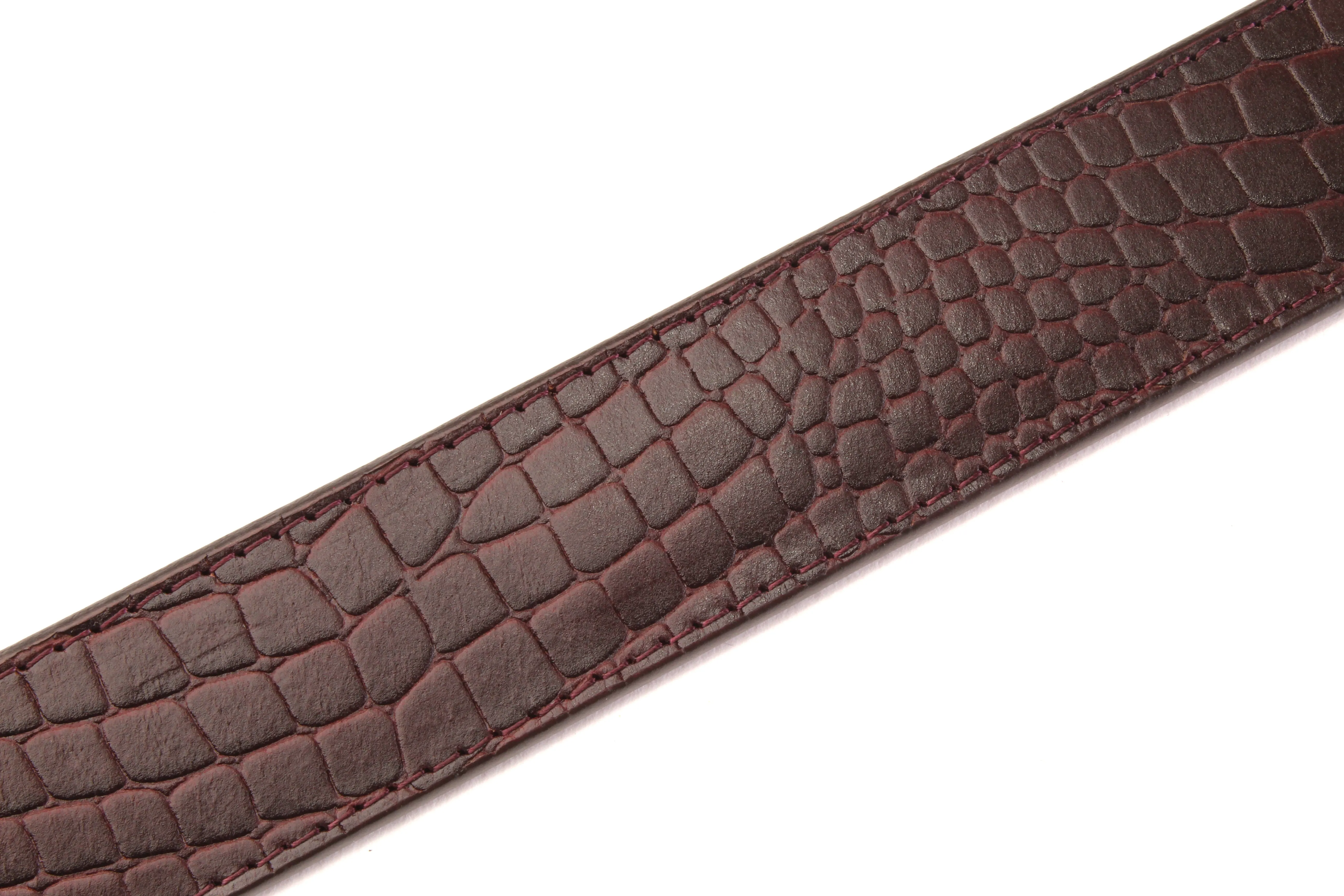 1.5" Picante Crocuffalo Vegetable Tanned Leather Strap