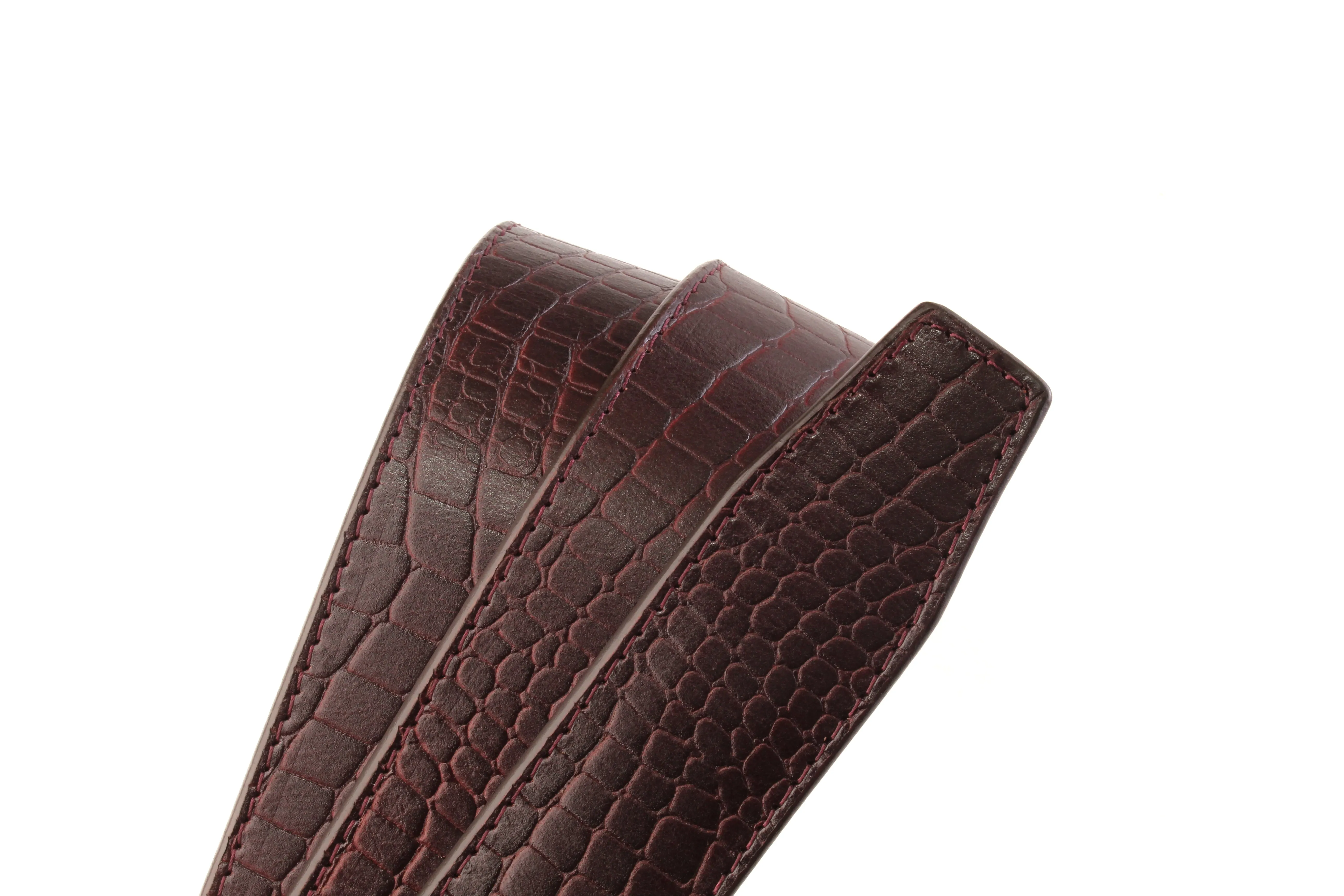 1.5" Picante Crocuffalo Vegetable Tanned Leather Strap