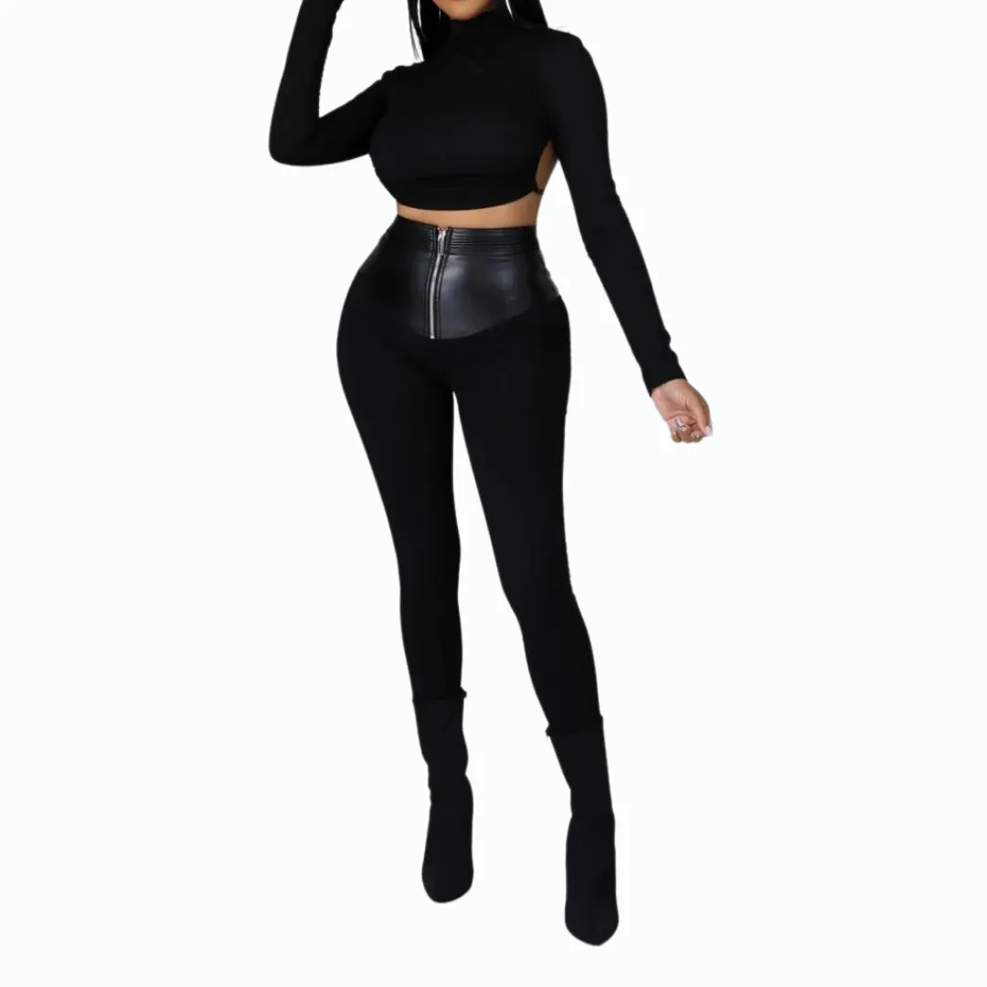 2 pc Long Sleeve Top & Leggings