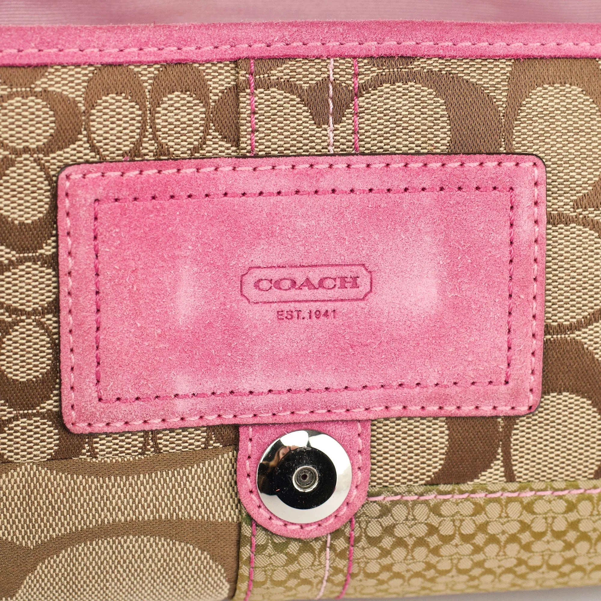 3689 Beige Pink Snake Soho Shoulder Bag