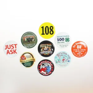 3" Round #5 Promotional Button