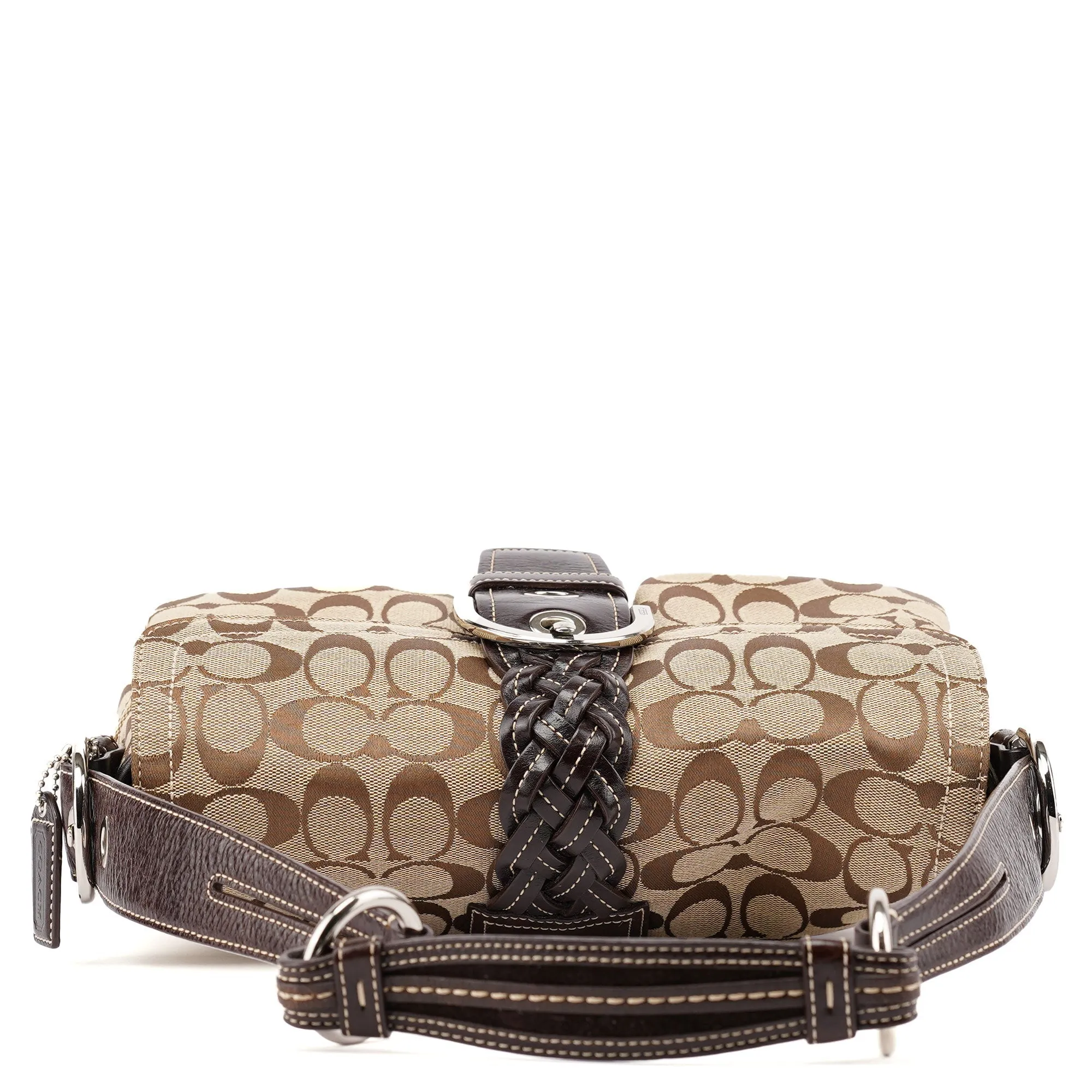 6314 Beige Brown Soho Shoulder Bag