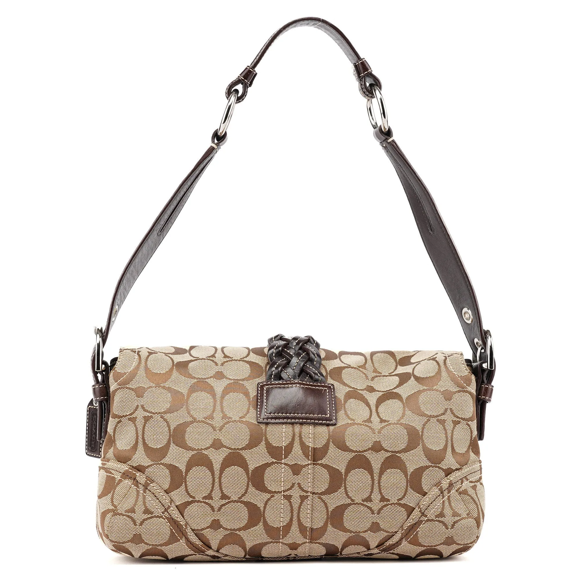 6314 Beige Brown Soho Shoulder Bag