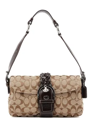 6314 Beige Brown Soho Shoulder Bag
