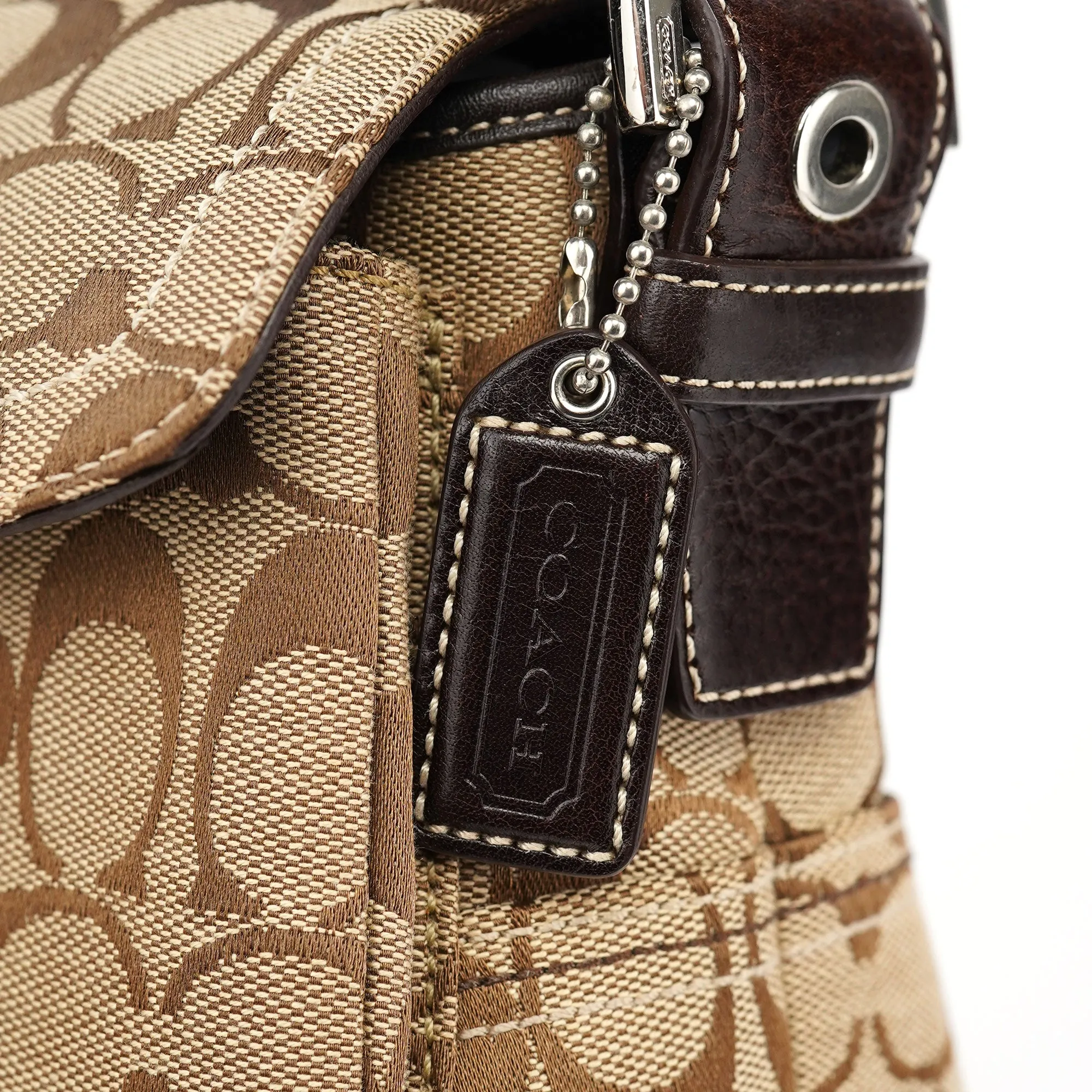 6314 Beige Brown Soho Shoulder Bag