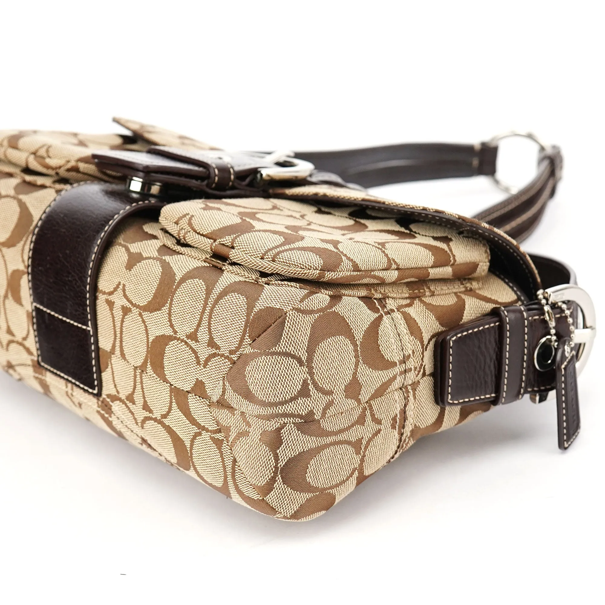 6314 Beige Brown Soho Shoulder Bag