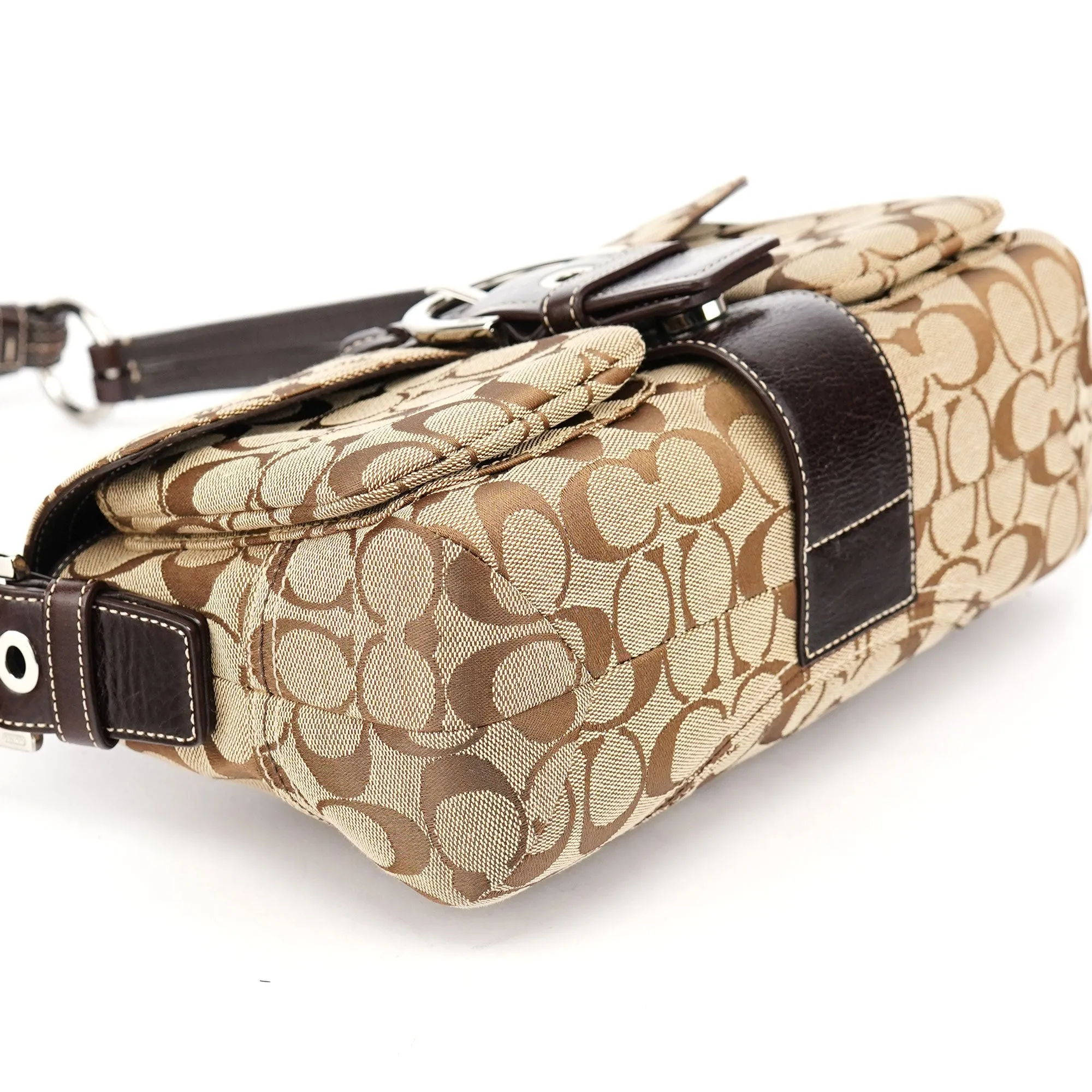 6314 Beige Brown Soho Shoulder Bag