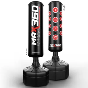 6ft Black Heavy Free-Standing Max360 Punchbag