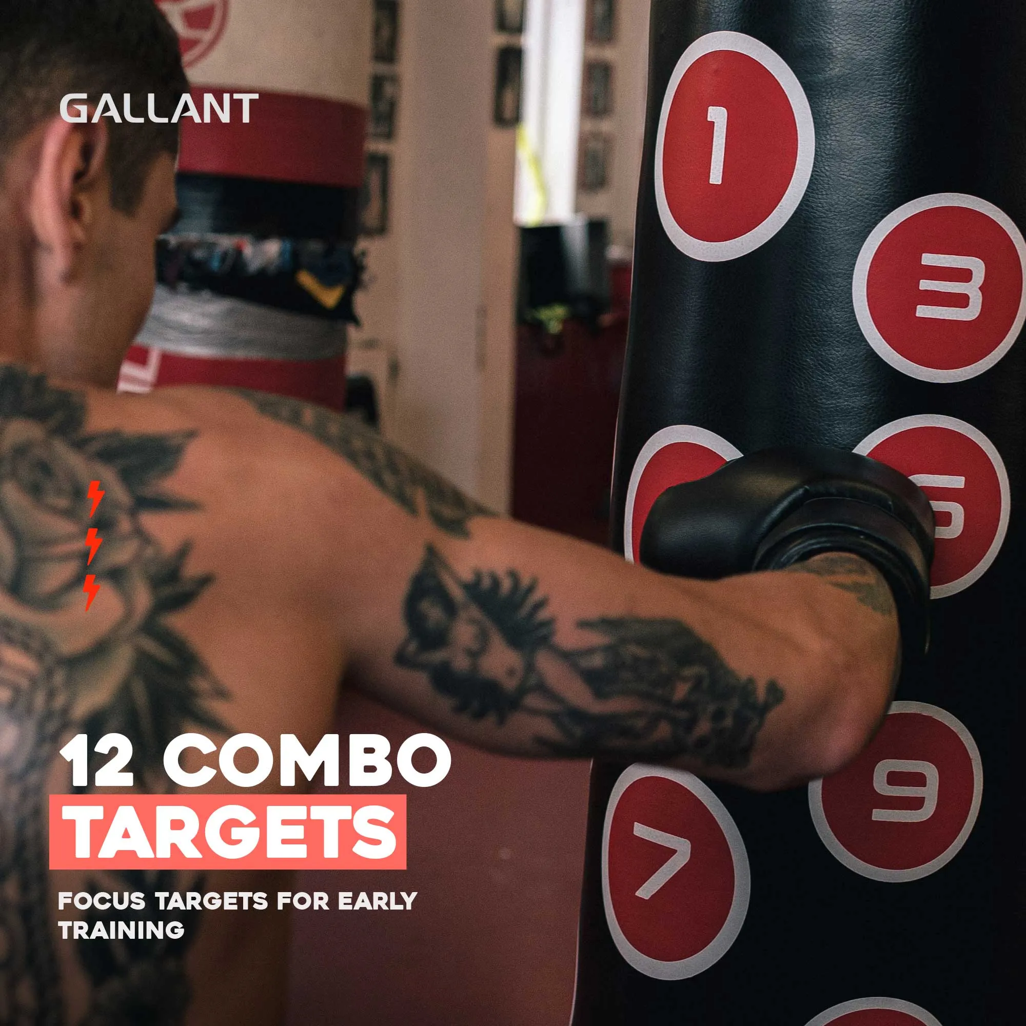 6ft Black Heavy Free-Standing Max360 Punchbag