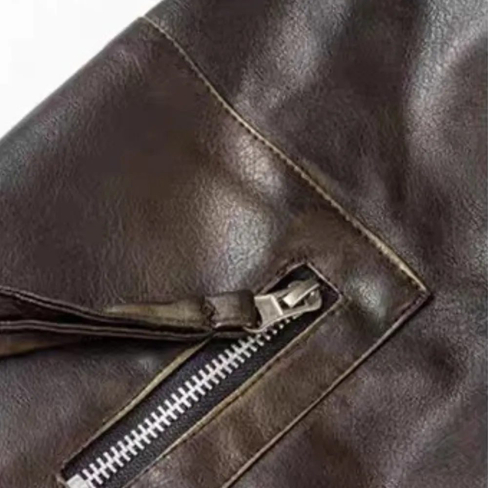 A very practical leather jacket