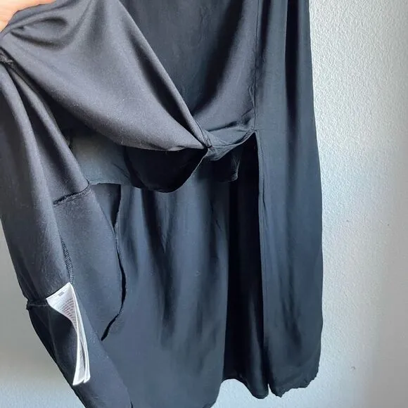 Abercrombie &amp; Fitch Slit Midi Skirt and Tank Set in Black