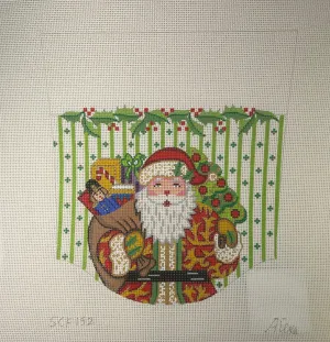 *Alexa Designs SCF152 Christmas Santa Stocking Cuff